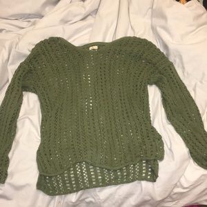 Green Long Sleeve Sweater